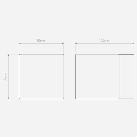 Cube technical drawing