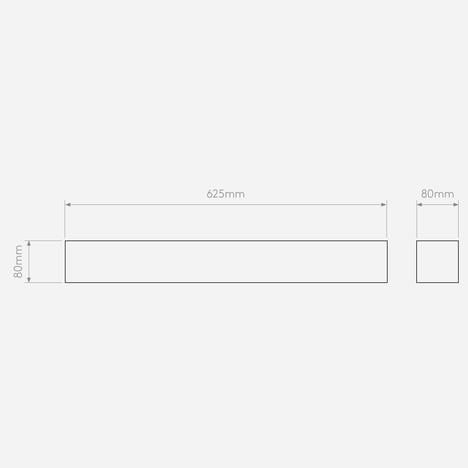 Parma 625 LED technical drawing