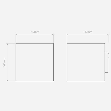 Pienza 140 technical drawing