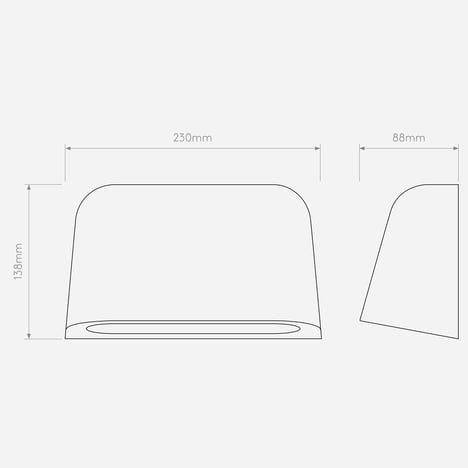 Mast Twin Coastal technical drawing