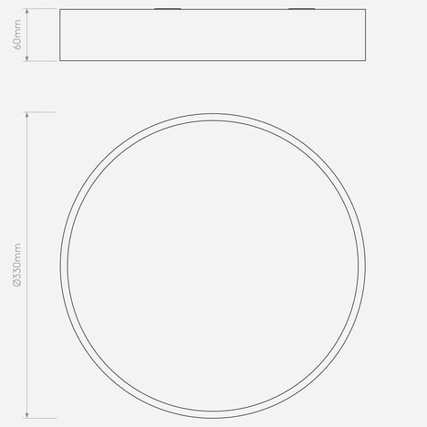 Mallon LED technical drawing
