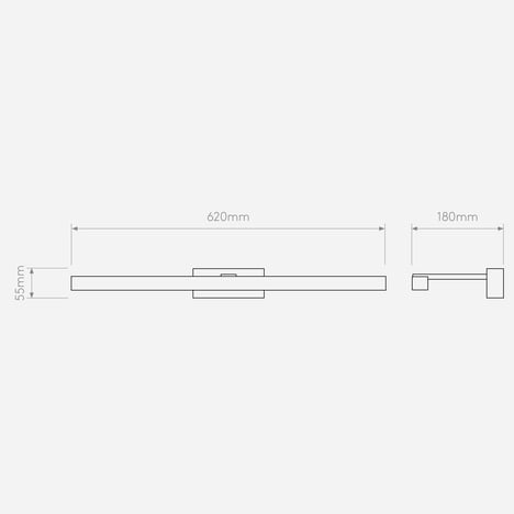 Kashima 620 LED technical drawing