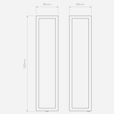 Salerno 350 Classic technical drawing