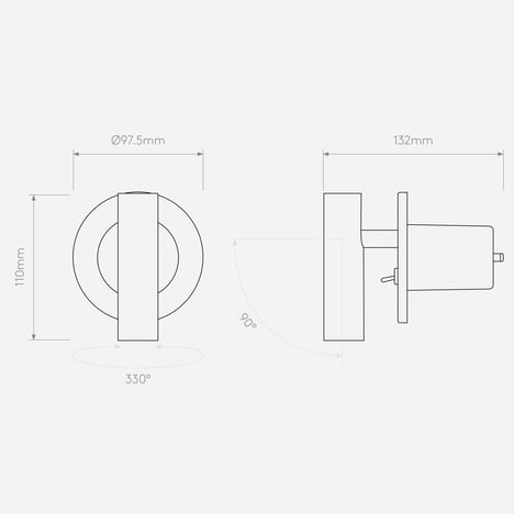 Enna Recess Switched LED 3