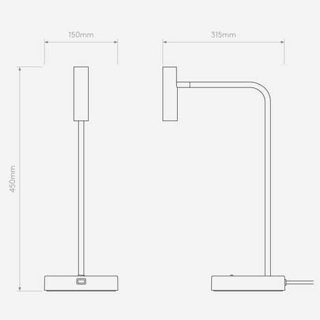 Enna Desk USB C 6