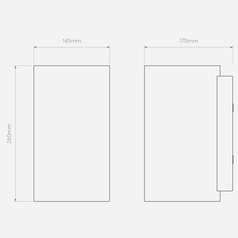 Cyl 260 technical drawing