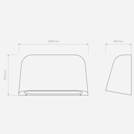 Mast Twin technical drawing