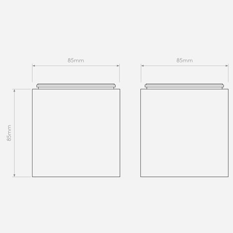 Kos Square II technical drawing