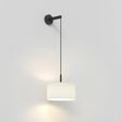 Tapered 320 Pendant Shade, White Fabric